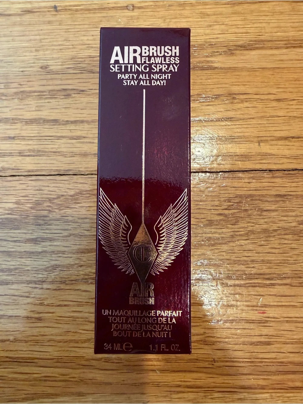 Charlotte Tilbury Airbrush Flawless Setting Spray Travel Size 34ml New In Box